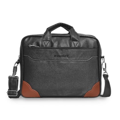 Priority Faux Leather Laptop Bag for Men and Women | Messenger Bag for Unisex | Solid Shuolder Bag | Office | Travel | Working | Fits Upto 14 Inch Priority Faux Leather Laptop Bag for Men and Women | Messenger Bag for Unisex | Solid Shuolder Bag | Office | Travel | Working | Fits Upto 14 Inch