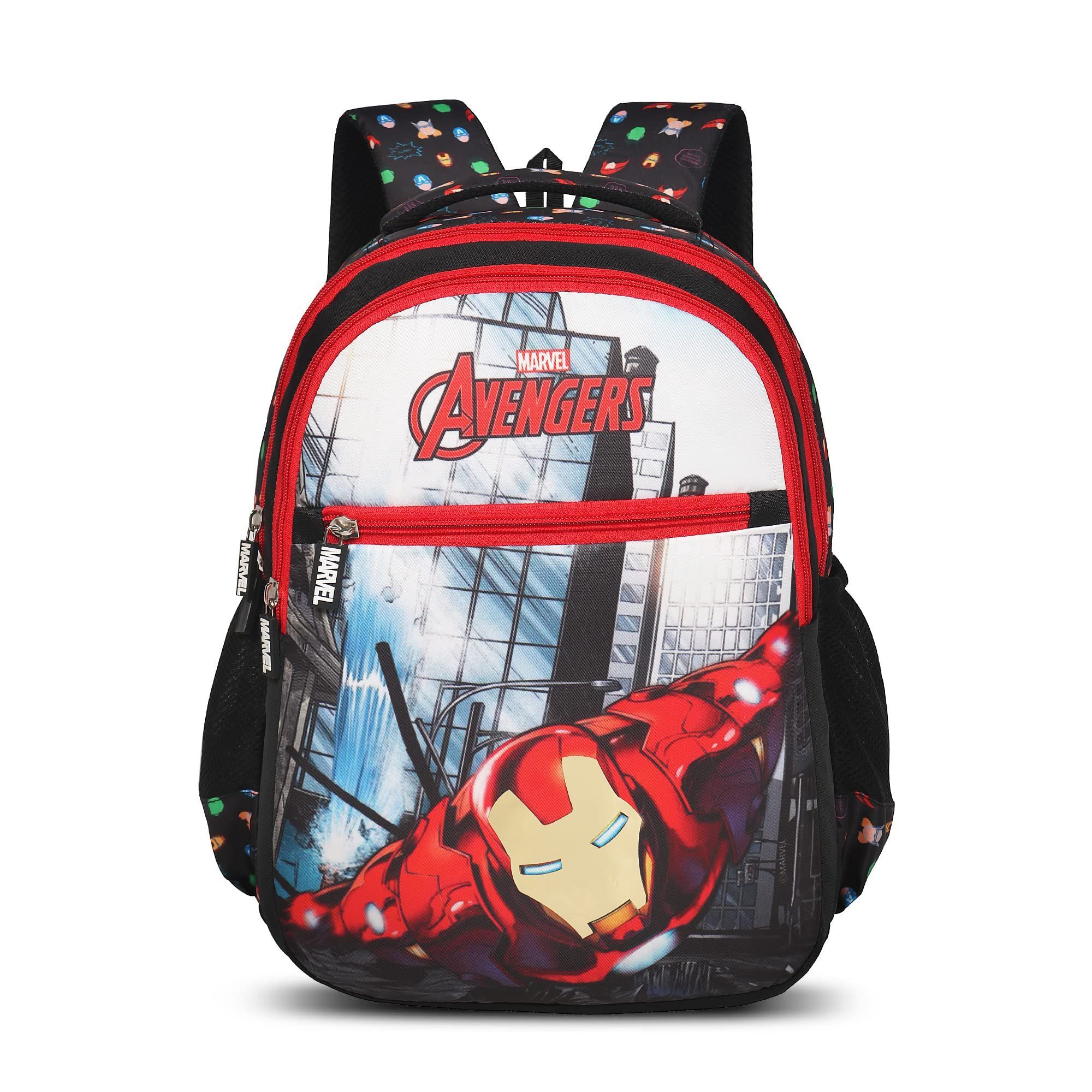 Priority Kids 29L Disney And Marvel Printed Stylish Lightweight Casual/Picnic/Tuition/School Backpack for Children Boys And Girls