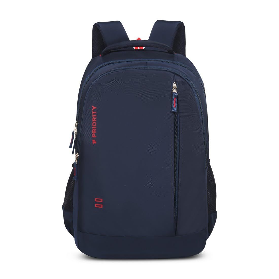 Priority 18 Inch Durable Polyester Laptop Backpack For Unisex | Travel Backpack for Men & Women (Navy Blue)