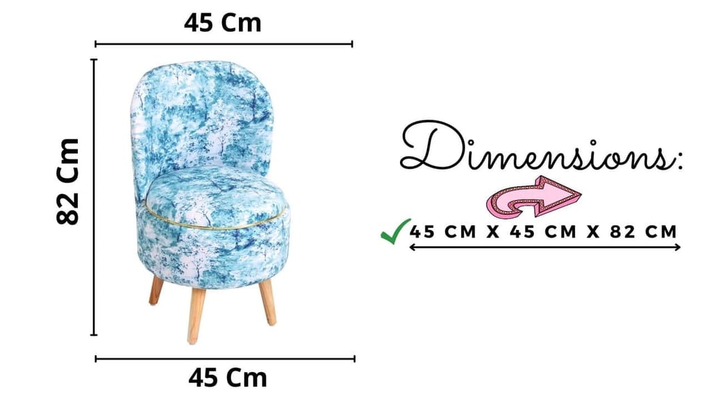 Shadowkart Ottoman Pouffes Sitting Mudda Puffy Stool for Living Room Dressing Table Pouf Round Footstool for Home Decor, Printed,16x16x17 Inch