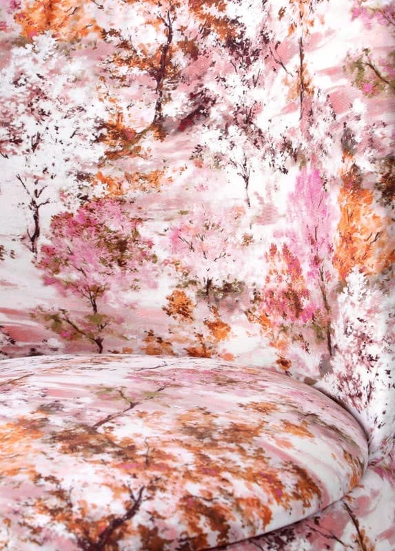 Shadowkart Ottoman Pouffes Sitting Mudda Puffy Stool for Living Room Dressing Table Pouf Round Footstool for Home Decor, Printed,16x16x17 Inch