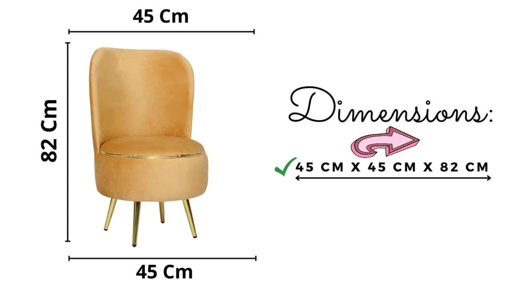 Shadowkart Ottoman Pouffes Sitting Mudda Puffies Stool for Living Room Pouf Dressing Table Puffy Footstool for Office or Home Decoration, Holland Velvet Fabric, Metal Leg, 16x16x17 Inch