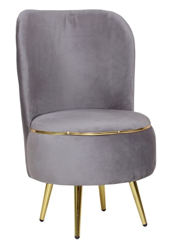 Shadowkart Ottoman Pouffes Sitting Mudda Puffies Stool for Living Room Pouf Dressing Table Puffy Footstool for Office or Home Decoration, Holland Velvet Fabric, Metal Leg, 16x16x17 Inch