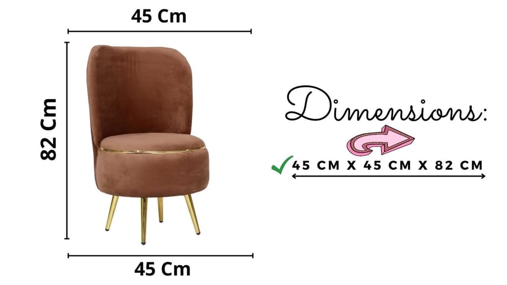 Shadowkart Ottoman Pouffes Sitting Mudda Puffies Stool for Living Room Pouf Dressing Table Puffy Footstool for Office or Home Decoration, Holland Velvet Fabric, Metal Leg, 16x16x17 Inch