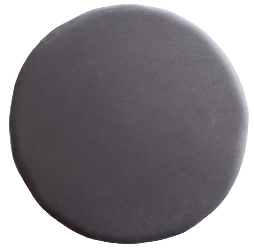 Shadowkart Ottoman Pouffes Sitting Mudda Puffies Stool for Living Room Pouf Dressing Table Puffy Footstool for Office or Home Decoration, Holland Velvet Fabric, Metal Leg, 16x16x17 Inch