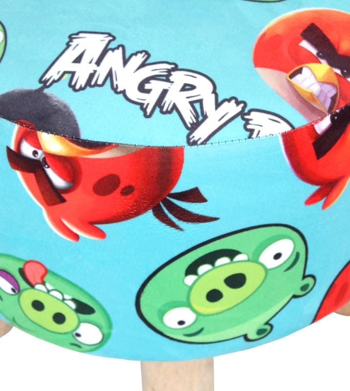 ShadowKart Ottoman Kids pouffe Stool for Small Baby Chair Study Stool for Kids Playing Products for Little Baby Stepstool Dining Chair stools for Feeding Kids Cartoon Bedroom Chair,14x14x11 Inch