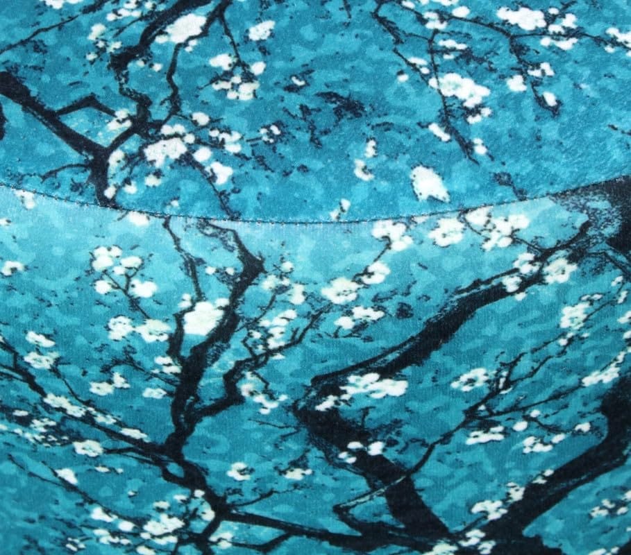 ShadowKart Ottoman Pouffes Sitting Mudda Puffy Stool for Living Room Dressing Table Pouf Round Footstool for Home Decor, Printed,16x16x17 Inch