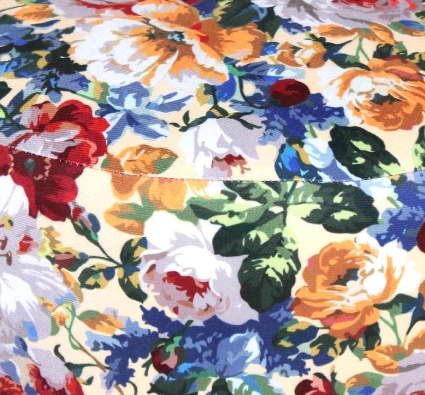 ShadowKart Ottoman Pouffes Sitting Mudda Puffy Stool for Living Room Dressing Table Pouf Round Footstool for Home Decor, Printed,Combo 16x16x17 Inch