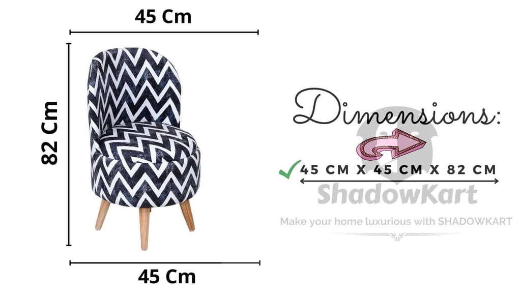 ShadowKart Ottoman Pouffes Sitting Mudda Puffy Stool for Living Room Dressing Table Pouf Round Footstool for Home Decor, Printed,18x18x32 Inch