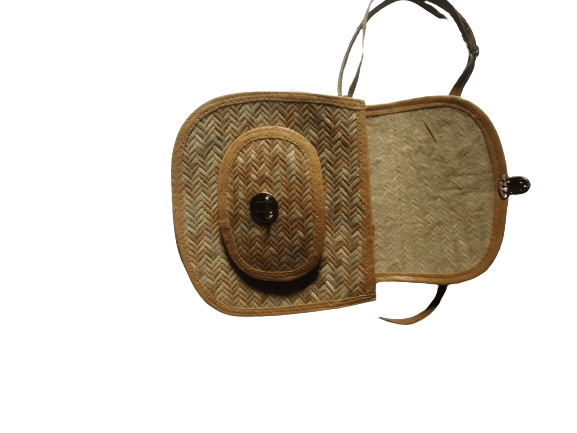 Sitalpati Woven Brown  Homemade Sling Bag - Handbags | Buy online on ZillyBuy