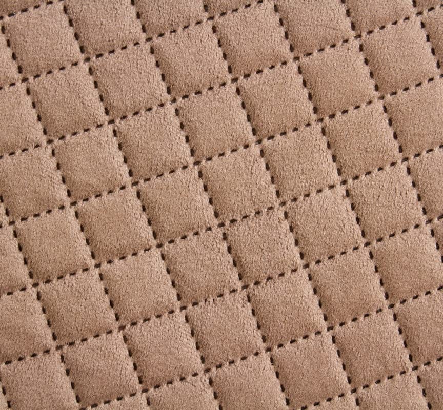 Shadowkart Ottoman Pouffes Sitting Mudda Puffy Stool for Living Room Dressing Table Pouf Round Footstool for Office Home Decor, Check Holland Velvet ,16x16x17 Inch