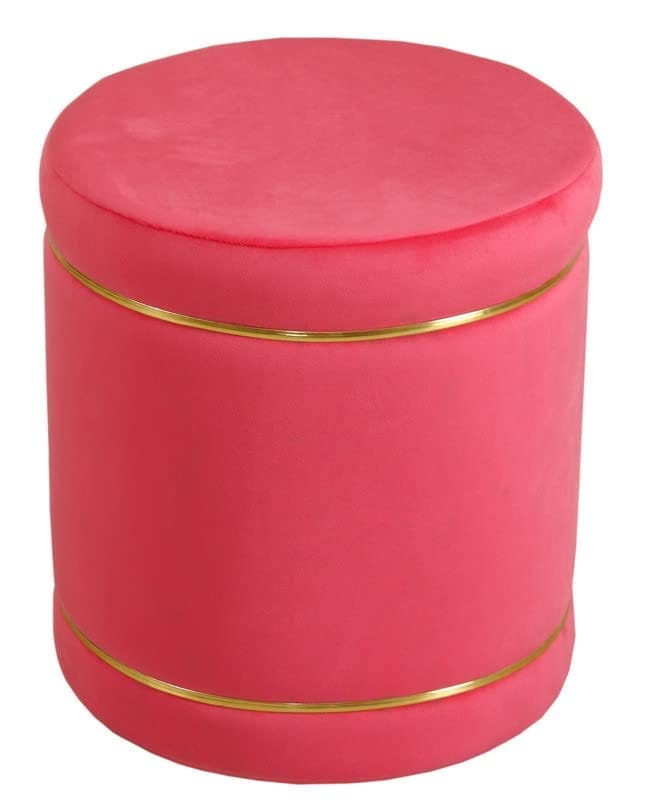 Shadowkart Pouffes Sitting Stool for Living Room, Mudda Puffy Wooden Ottoman Stools, Pouffe Footstool, Pouf for Office Home Decoration & Dressing Table, 16x16x18 Inch