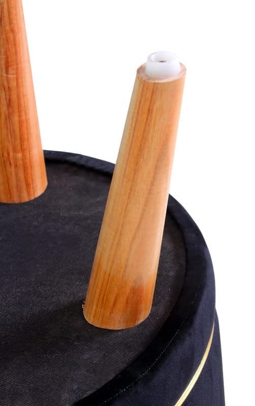 Shadowkart Pouffes Sitting Stool for Living Room, Mudda Puffy Wooden Ottoman Stools, Pouffe Footstool, Pouf for Office Home Decoration & Dressing Table, 16x16x18 Inch