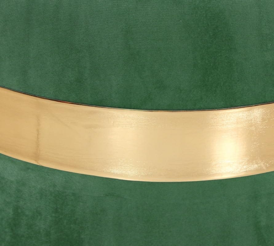 Shadowkart Pouffes Sitting Stool for Living Room, Make up Table Mudda Puffy Wooden Ottoman Stools, Pouffe Footstool for Room Decoration & Dressing Table, 16x16x18 Inch