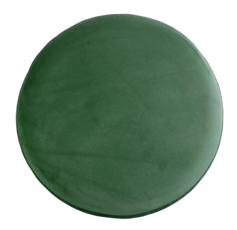 Shadowkart Pouffes Sitting Stool for Living Room, Make up Table Mudda Puffy Wooden Ottoman Stools, Pouffe Footstool for Room Decoration & Dressing Table, 16x16x18 Inch