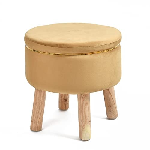 ShadowKart Ottoman Pouffes Stool for Living Room | Footrest Seat Pouf Puffy Foam Stool | Foot Stool Home Decoration