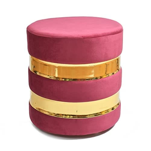 ShadowKart Ottoman Pouffes Stool for Living Room | Footrest Seat Pouf Puffy Foam Stool | Foot Stool Home Decoration