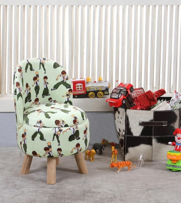 Shadowkart Ottoman Kids pouffe Stool for Small Baby Chair Study Stool for Kids Playing Products Little Baby Dining Chair for Feeding Kids Cartoon Bedroom Chair,14x14x26 Inch, Single Chair