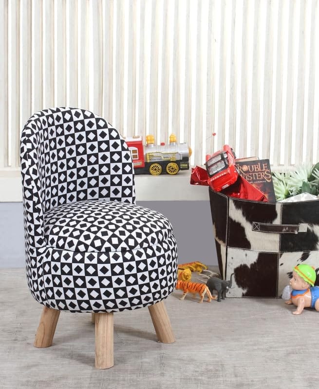 Shadowkart Ottoman Kids pouffe Stool for Small Baby Chair Study Stool for Kids Playing Products Little Baby Dining Chair for Feeding Kids Cartoon Bedroom Chair,14x14x26 Inch, Combo Chair