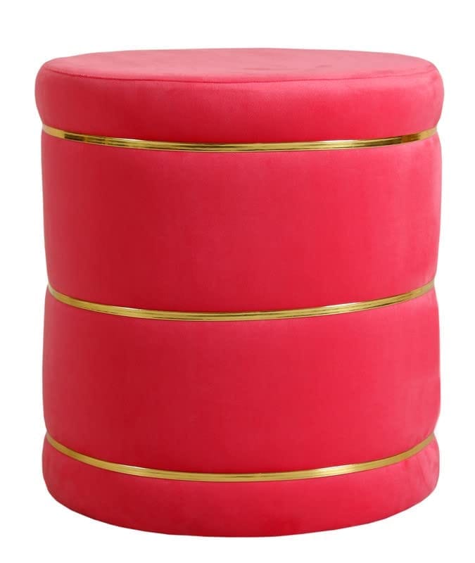 ShadowKart Pouffes Sitting Stool for Living Room, Mudda Puffy Wooden Ottoman Stools, Pouffe Footstool, Pouf for Office Home Decoration & Dressing Table, 16x18 Inch