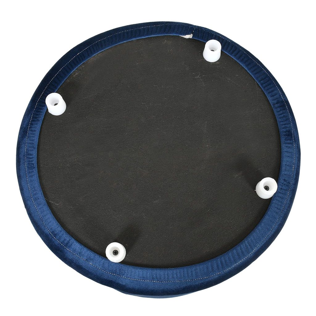 ShadowKart Pouffes Sitting Stool for Living Room, Mudda Puffy Wooden Ottoman Stools, Pouffe Footstool, Pouf for Office Home Decoration & Dressing Table, 16x18 Inch