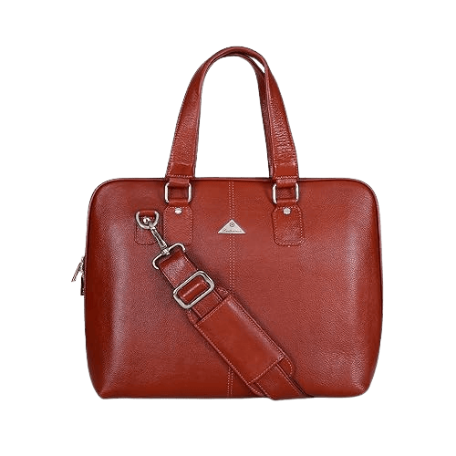 LEATHERMAN LEATHER LAPTOP BAG-1011 TAN
