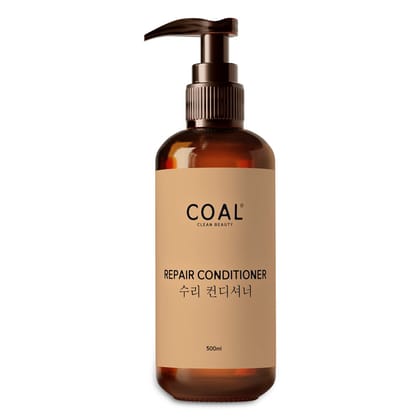 COAL Clean Beauty Repair Conditioner with Argan Oil & Vitamin B5| Detangles, Controls Frizz & Repairs Damaged Hair | Men & Women | All Hair Types | 500ml