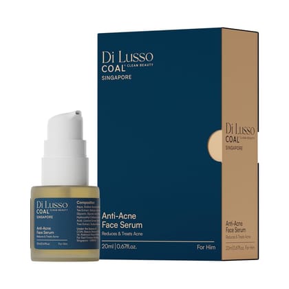 COAL Clean Beauty Anti-Acne Face Serum with Green Tea Extract | Reduces & Treats Acne | Men | All Skin Types | 20ml