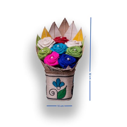 Jute Flower Vase