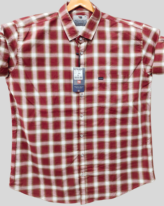 Casual Red Check Shirt