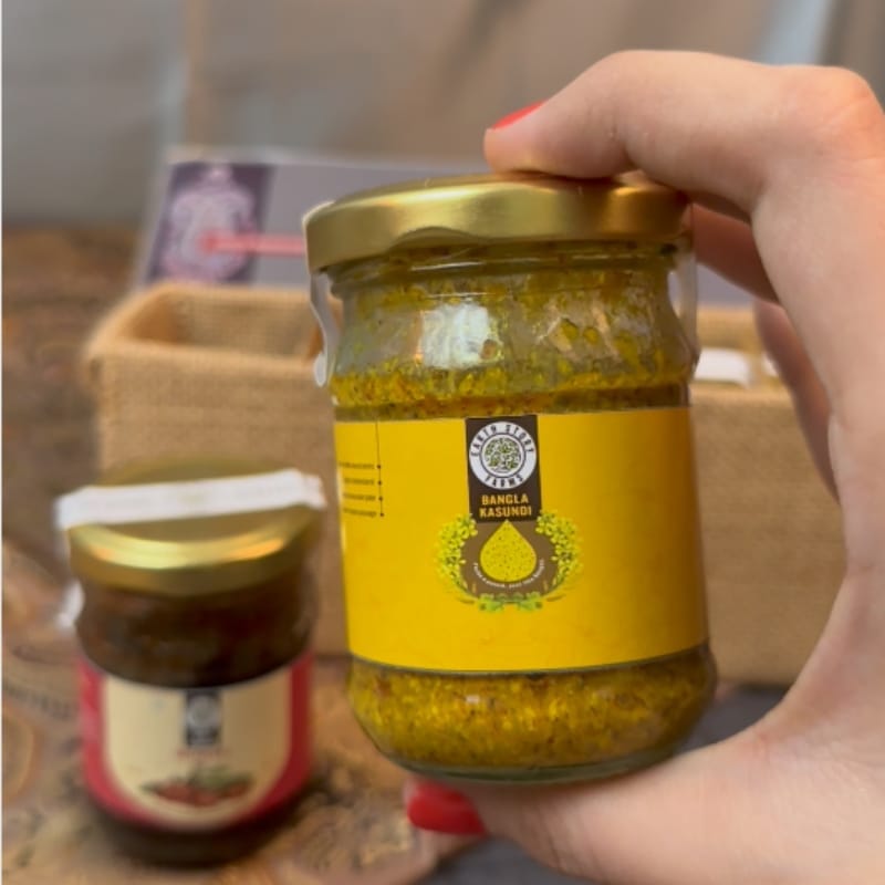 ESF Divine Indulgence Mini Edit Box | 4 packs | 100 g each | Kasundi | Honey | Pickle | Mukhwaas