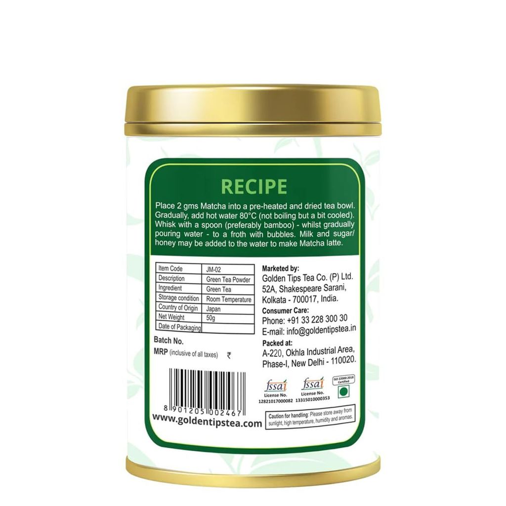 Golden Tips TEA Matcha