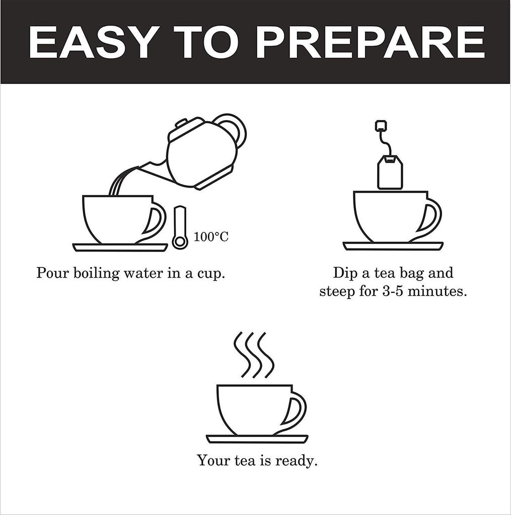 Golden Tips Healthy/ Natural and Organic Herbal Loose Leaf Black Blush Rose Black Tea Pouch (100 Gram, 50 cups)