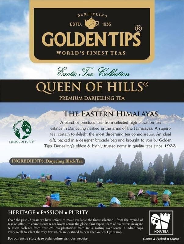 Golden Tips TEA | Queen of Hills Premium Darjeeling Tea