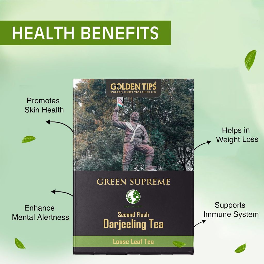 Golden Tips Green Supreme Darjeeling Green Tea Second Flush