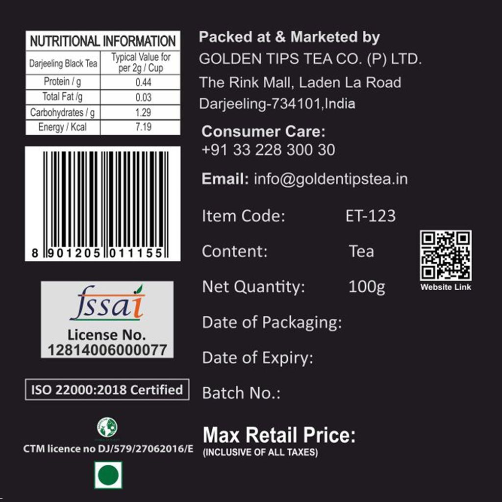 Golden Tips Foothill Fusion Loose Leaf Fine Green Tea