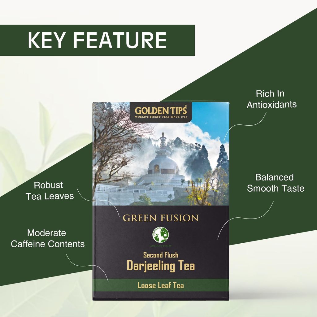 Golden Tips Green Fusion Loose Leaf Fine Green Tea