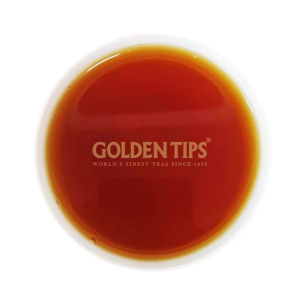 Golden Tips Rare Second Flush Darjeeling Tea | Perfect for Gifting | Available in The Packing of Pinewood Box with Zardosi Work on Velvet Pouch