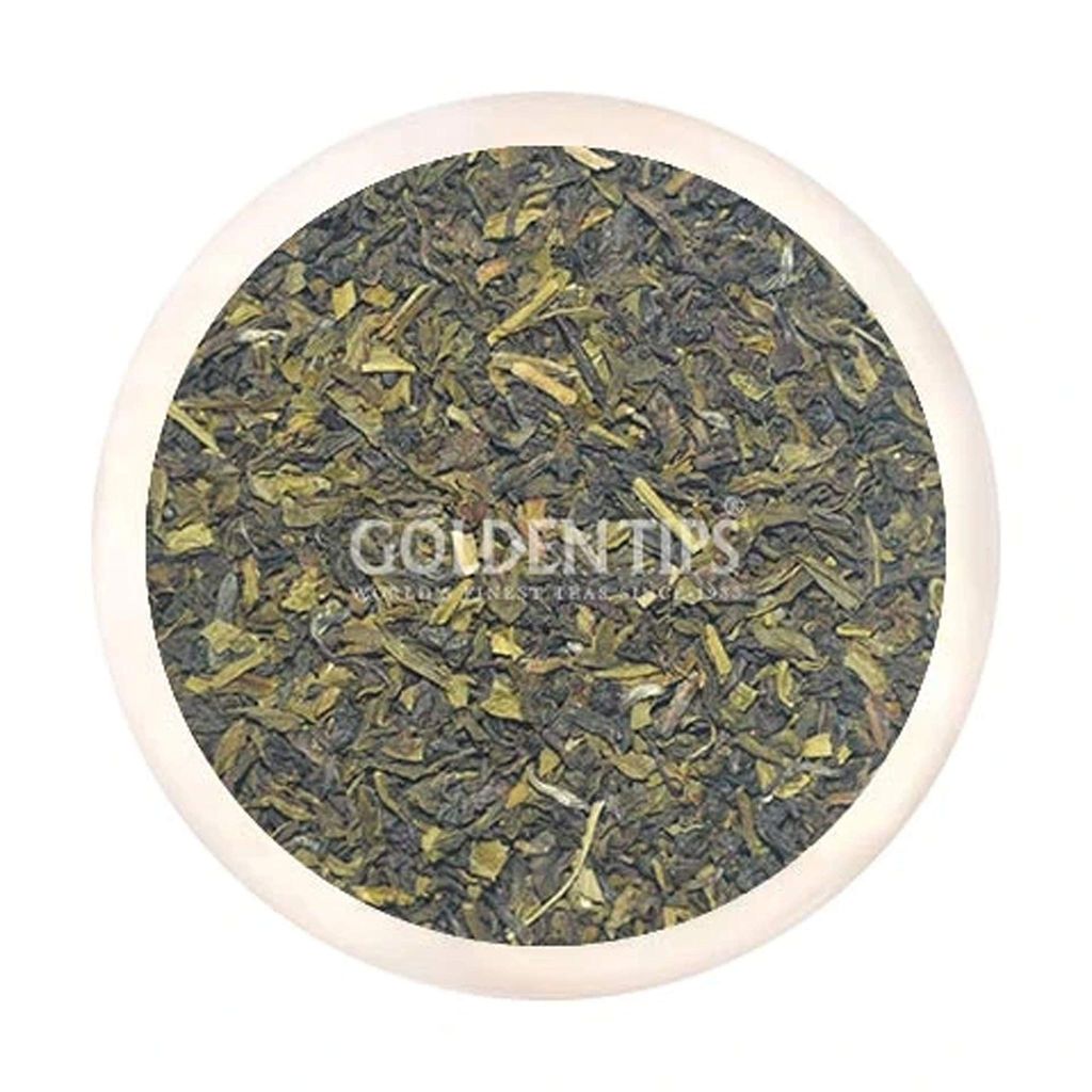 Golden Tips Healthy/ Natural and Organic Loose Leaves Darjeeling Green Tea Broken Pekoe (250 Gram, 125 cups)