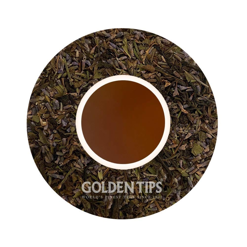 Golden Tips HERBYOGA Green Tea Lavendar and Mint Pouch (100 Gram, 50 cups)