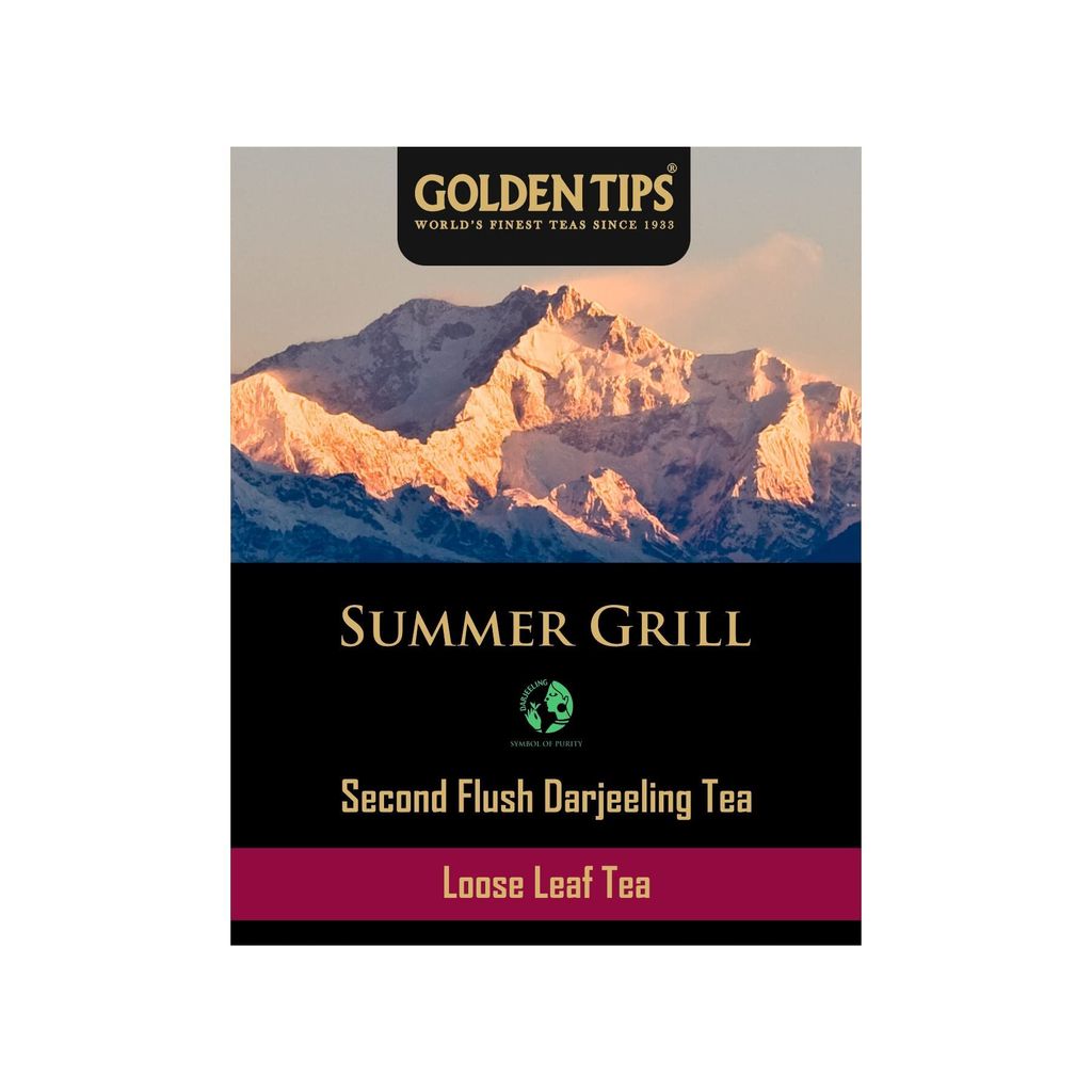 Golden Tips Summer Grill Second Flush Darjeeling Black Tea ( 8.81oz - 250 gm - 125 Cups )