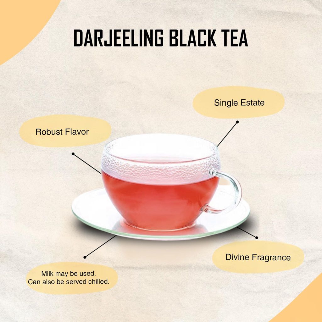 Golden Tips Summer Grill Second Flush Darjeeling Black Tea ( 8.81oz - 250 gm - 125 Cups )