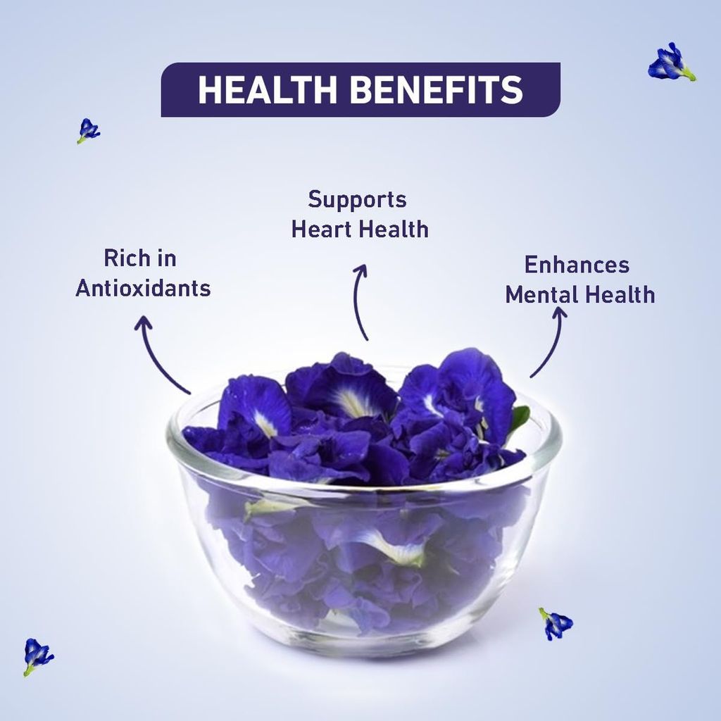 Golden Tips 100% Natural Empyrean Azure Blue Tea (100gm -50 cups)