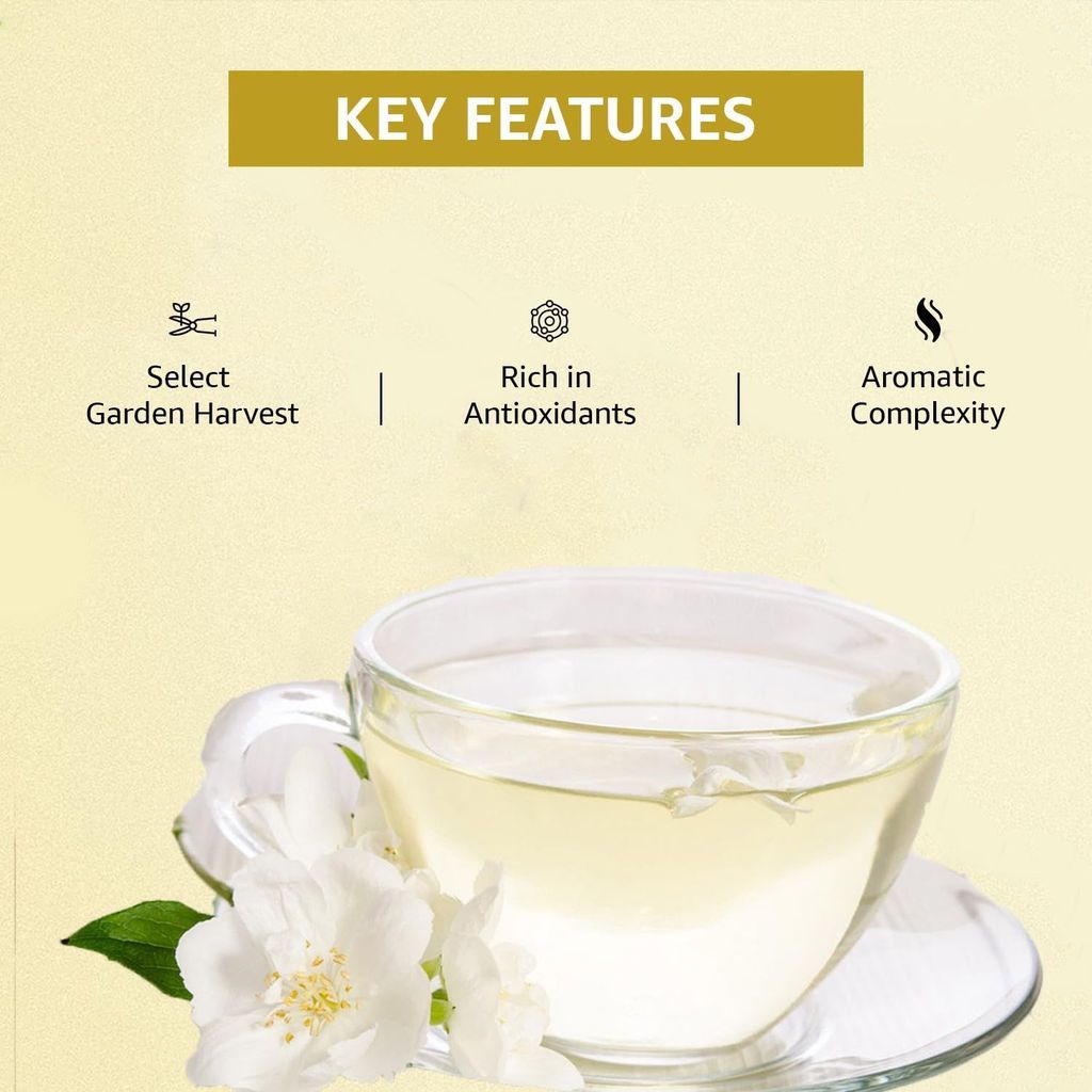 Golden Tips Darjeeling Pyramid White Tea Bag (20 cups, 30 Grams)