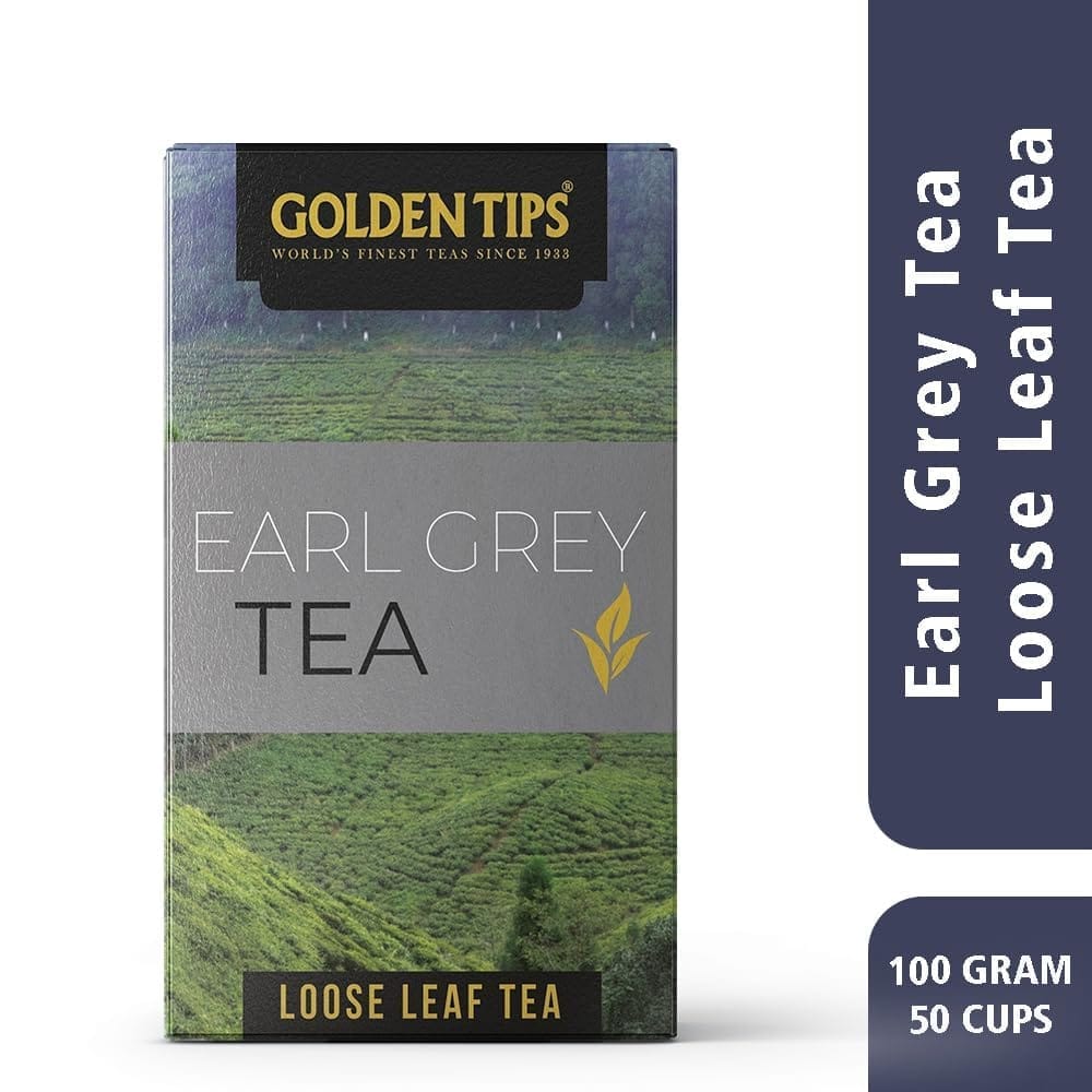 Golden Tips Earl Grey Loose Leaves Black Tea (100 gm - 50 cups)