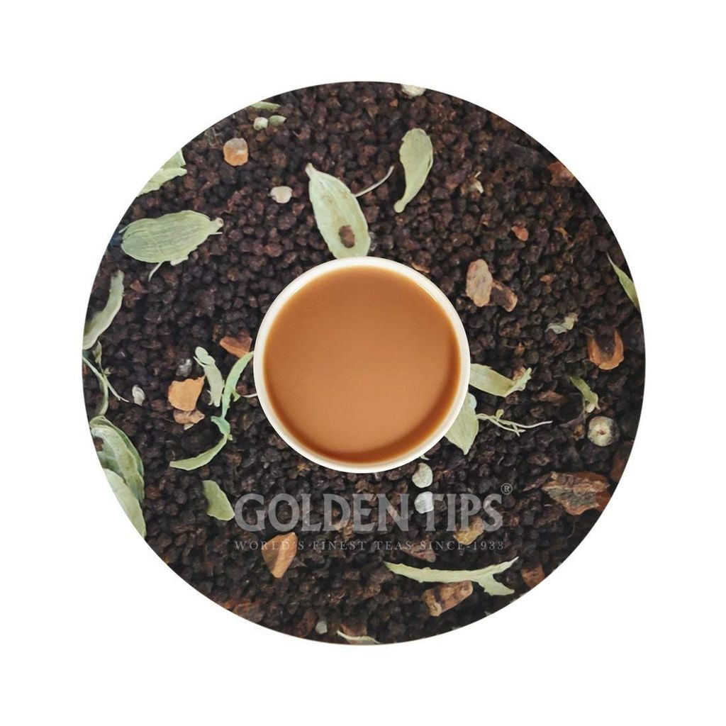 Golden Tips Healthy/ Natural and Organic Loose Leaves Masala Chai with Natural Spiced Tea (100 Gram, 50 cups)