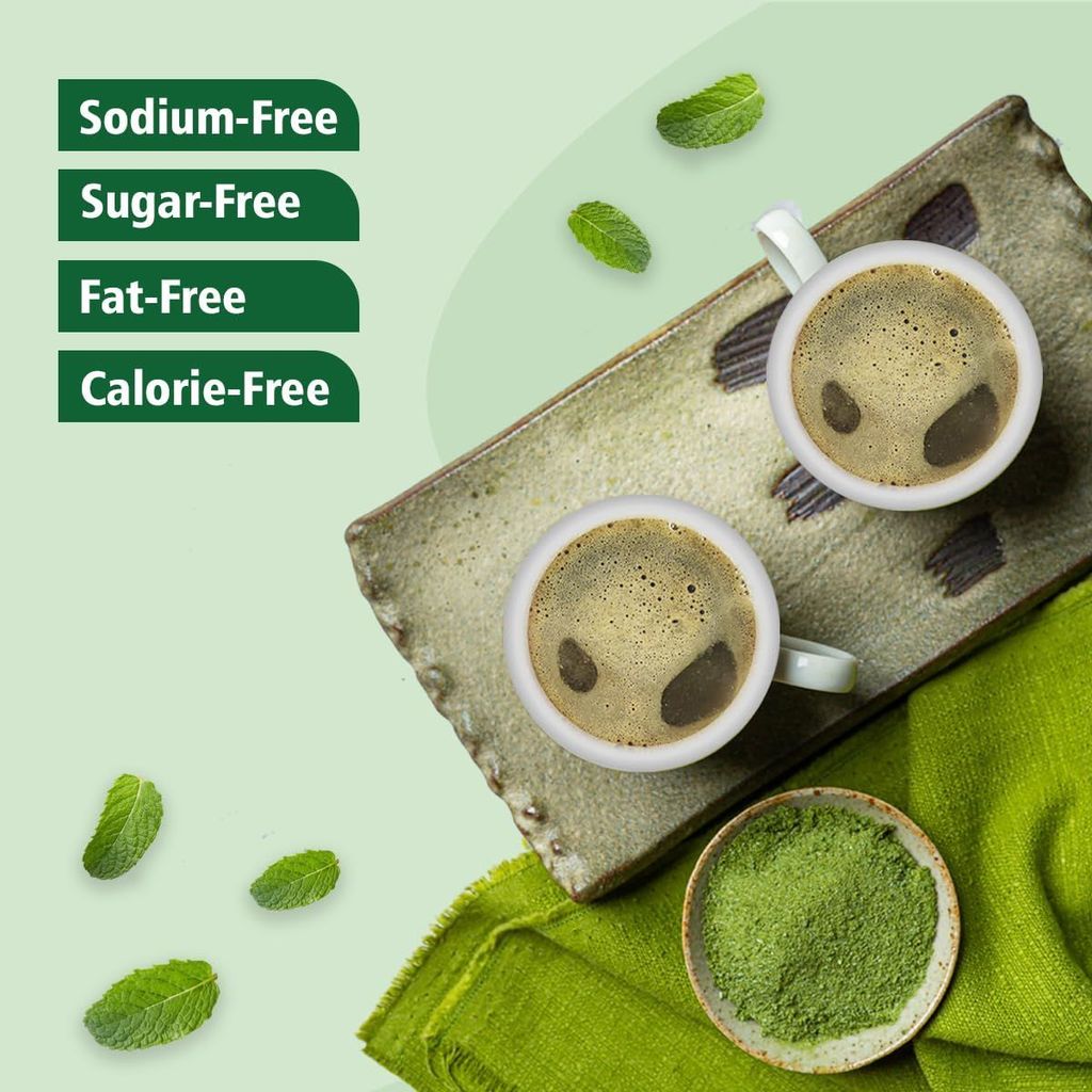 Golden Tips Healthy/Natural and Organic Japanese Mint Matcha Green Tea Powder Pouch (50 Gram, 25 Cups)