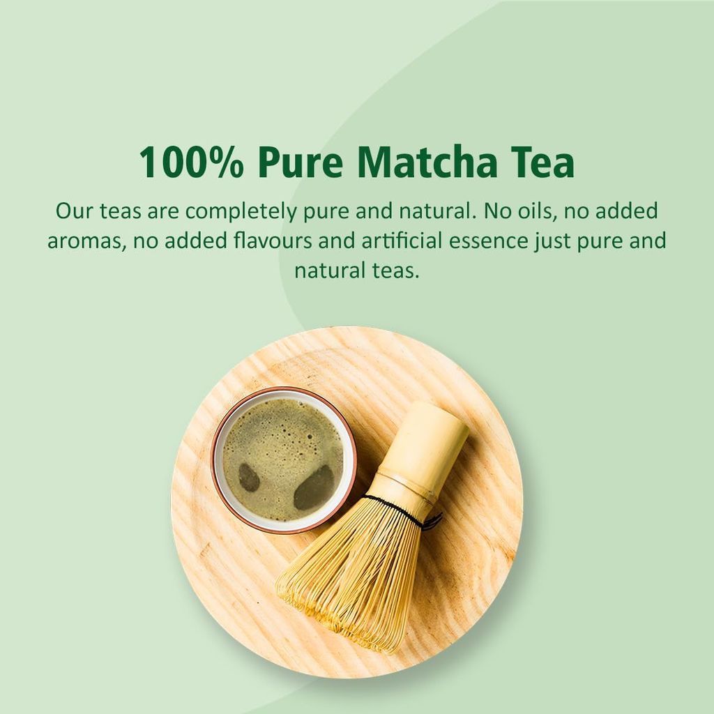 Golden Tips Healthy/Natural and Organic Japanese Mint Matcha Green Tea Powder Pouch (50 Gram, 25 Cups)