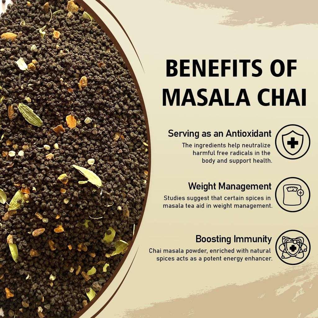 Golden Tips Healthy/Natural and Organic Indian Masala Chai Spiced Tea Bags/Sachet (100 Bags, 200 Gram)