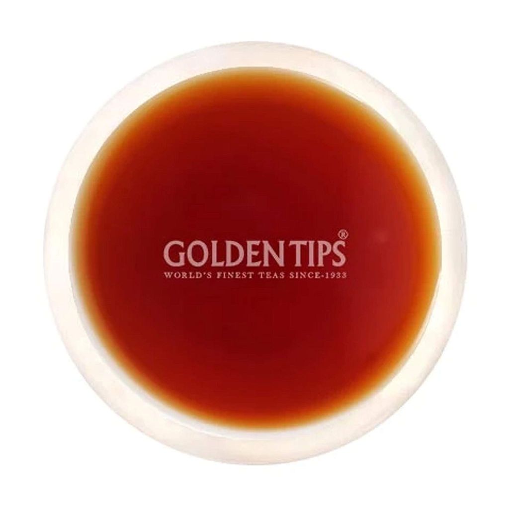 Golden Tips Healthy/Natural and Organic Loose Leaves Mint Flavour Black Tea Tin Can (100 Gram, 50 Cups)
